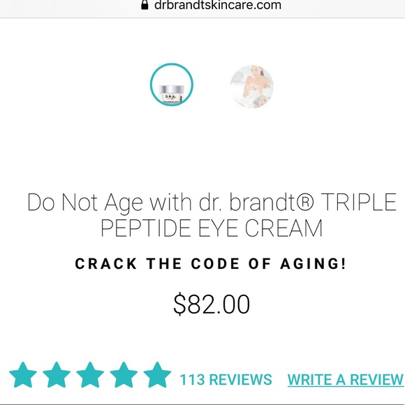 🐝$20 inBundle🐝NWT DR BRANDT DO NOT AGE EYE CREAM - Picture 4 of 4